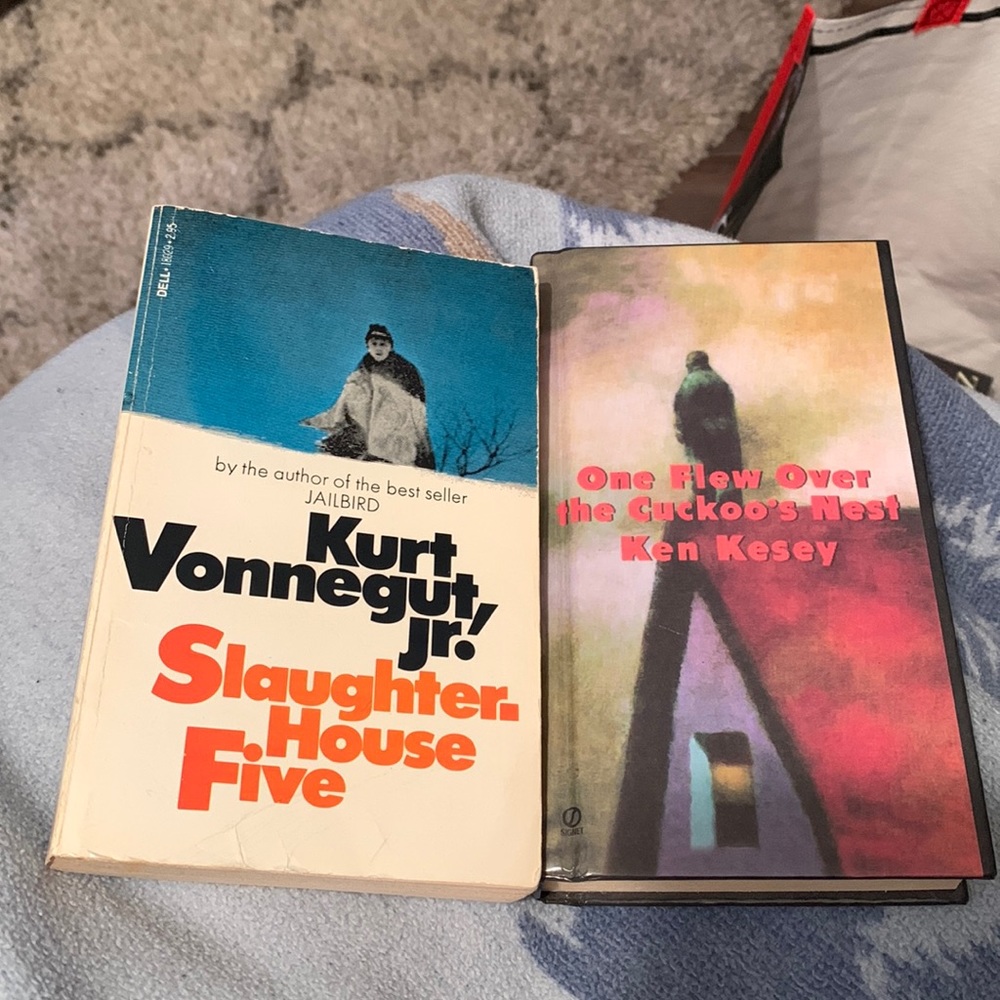 Classic Books Slaughterhouse Five & One flew over the Cuckoo’s Nest